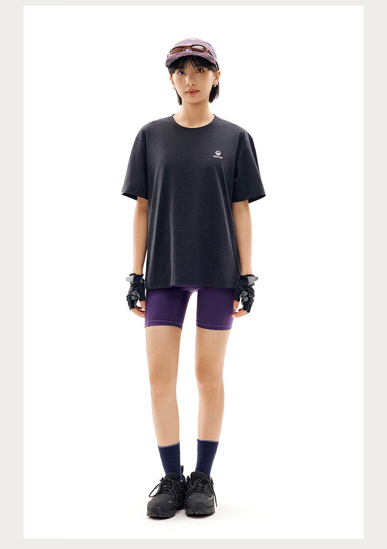 TECTOP Quick-Dry Short Sleeve T-Shirt UV Protection Antibacterial Breathable Sports Top 24